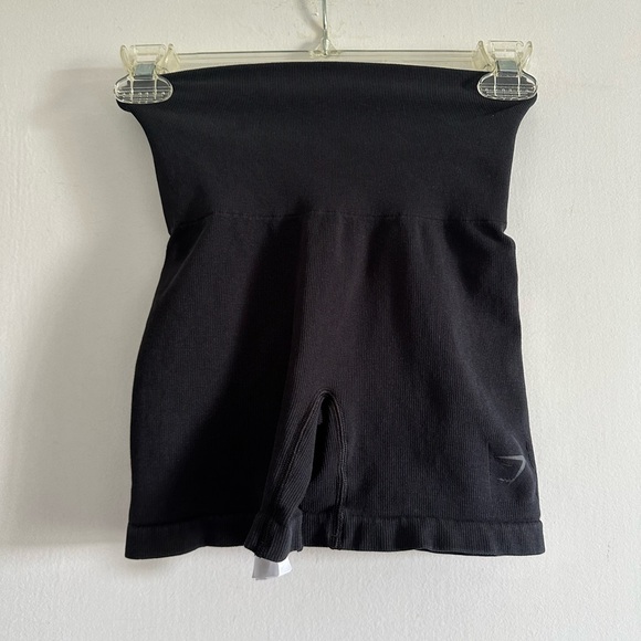 Gymshark Black Ribbed Cotton Seamless Shorts size XS EUC - Picture 9 of 11